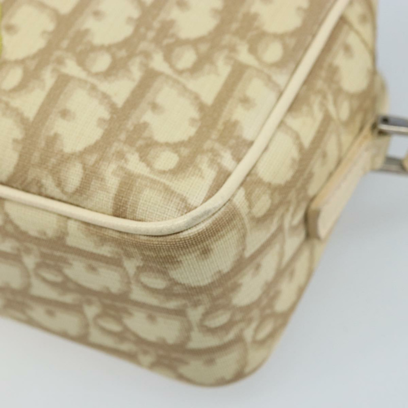 【日本直送】Christian Dior Trotter帆布肩背包 PVC象牙銀色 正品 173352V-14