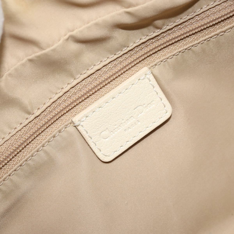 【日本直送】Christian Dior Trotter帆布肩背包 PVC象牙銀色 正品 173352V-19