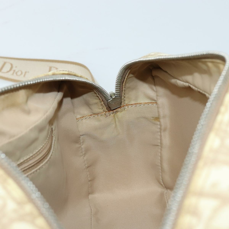 【日本直送】Christian Dior Trotter帆布肩背包 PVC象牙銀色 正品 173352V-20