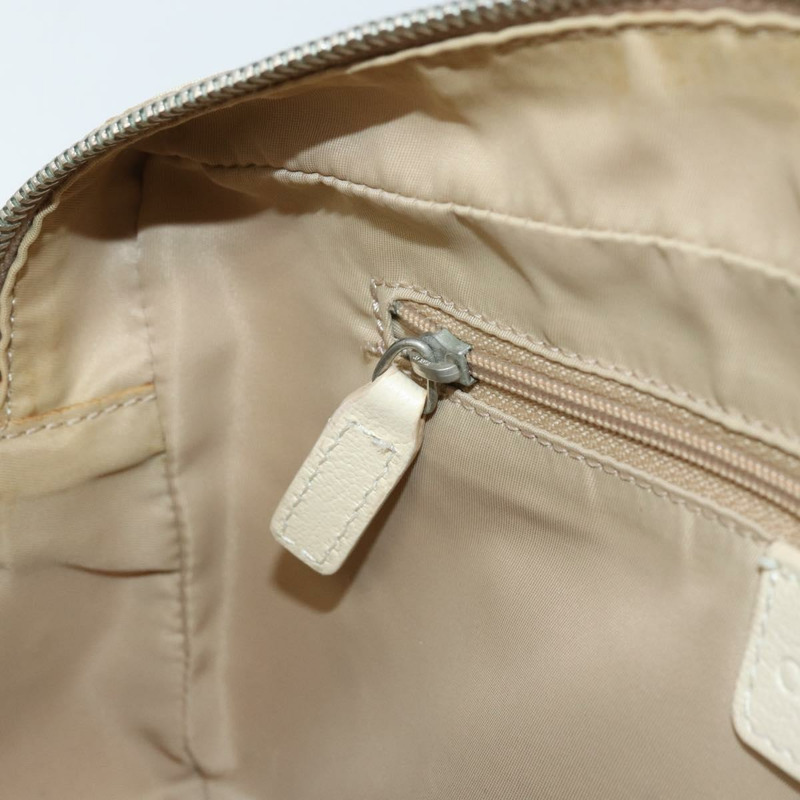 【日本直送】Christian Dior Trotter帆布肩背包 PVC象牙銀色 正品 173352V-22