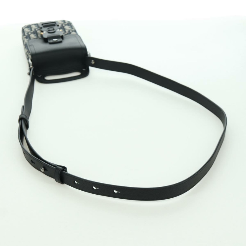 【日本直送】Christian Dior Trotter帆布馬鞍形筆型手拿包 海軍藍 正品 LNZ567SAM-7