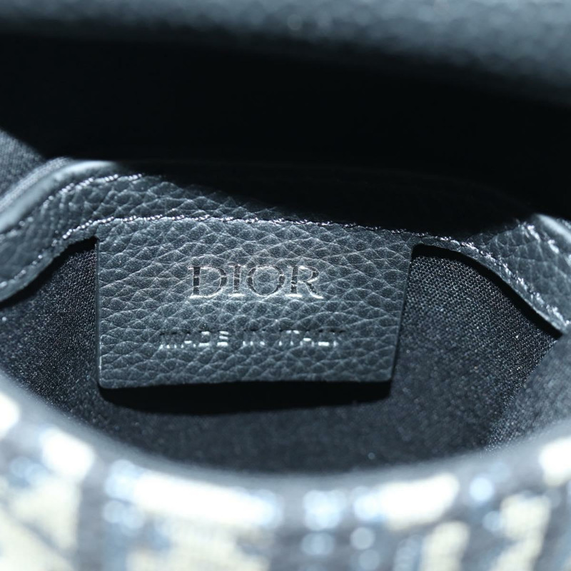 【日本直送】Christian Dior Trotter帆布馬鞍形筆型手拿包 海軍藍 正品 LNZ567SAM-20