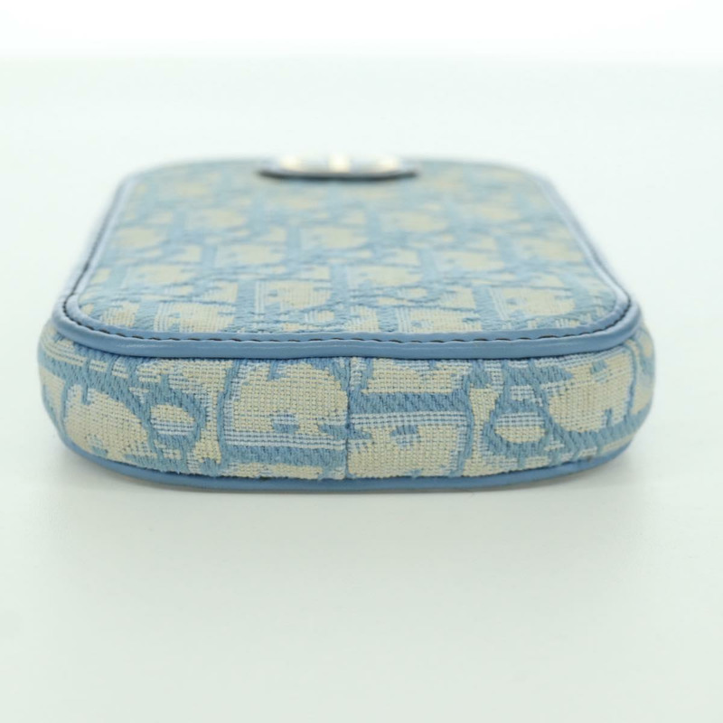 【日本直送】Christian Dior Trotter帆布手機鏈，雙向淺藍色，正品 LNZ570SAM-4