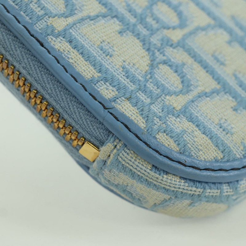 【日本直送】Christian Dior Trotter帆布手機鏈，雙向淺藍色，正品 LNZ570SAM-15