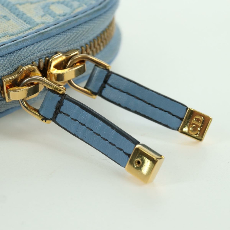 【日本直送】Christian Dior Trotter帆布手機鏈，雙向淺藍色，正品 LNZ570SAM-20