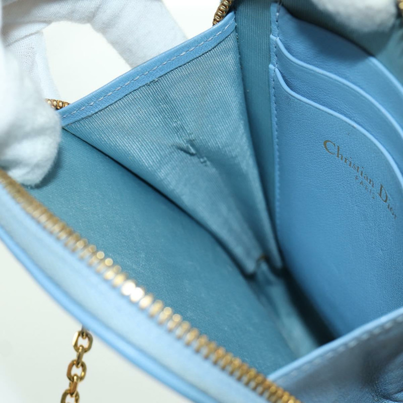 【日本直送】Christian Dior Trotter帆布手機鏈，雙向淺藍色，正品 LNZ570SAM-23