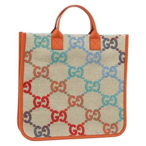 GUCCI 兒童 GG 帆布手提包 米色 550763 正品 173368M