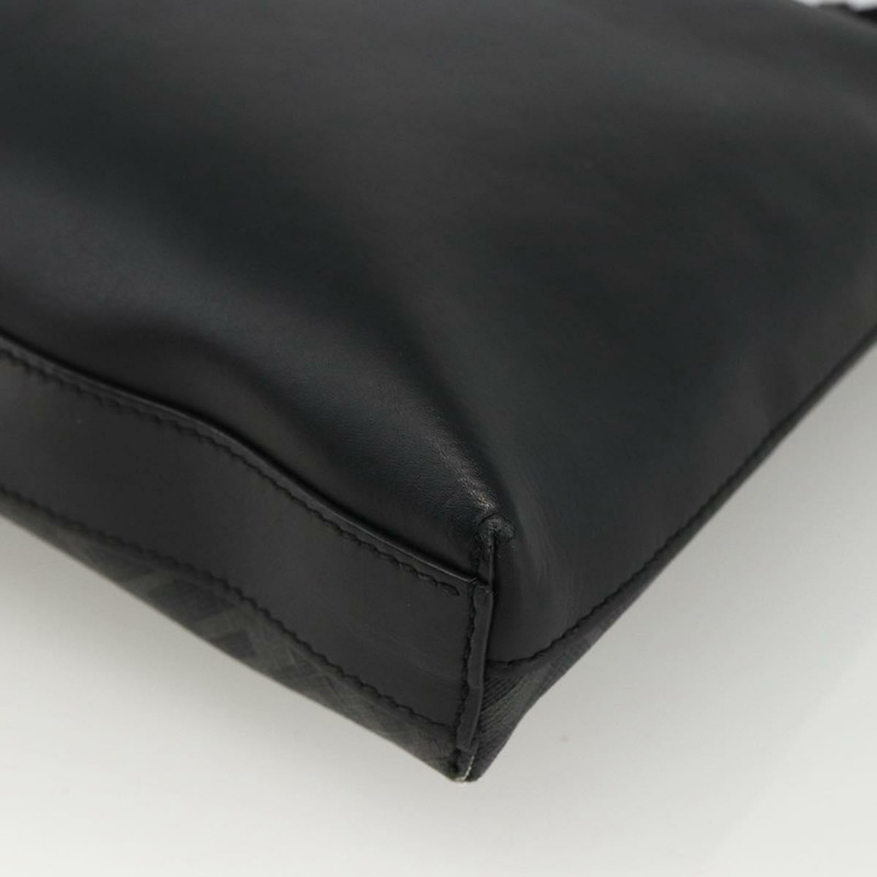 【日本直送】FENDI Zucca帆布單肩包 PVC黑色銀色 正品 ka2933-13