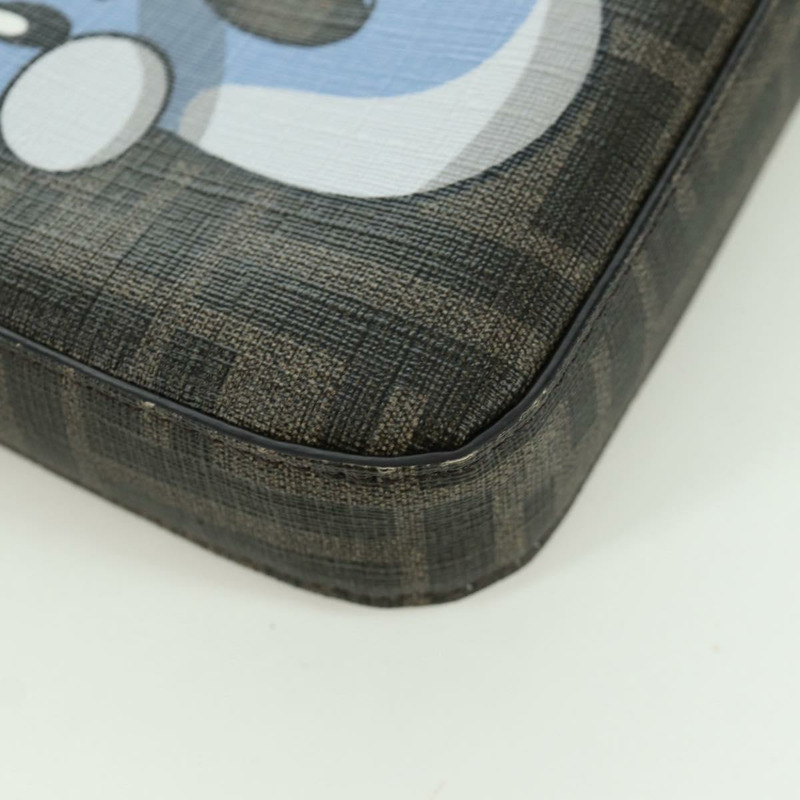 【日本直送】FENDI Zucca 帆布 Miniryu FENDI x FRGMT x POKMON 聯名款手袋 黑色棕色 正品 167070SM-14