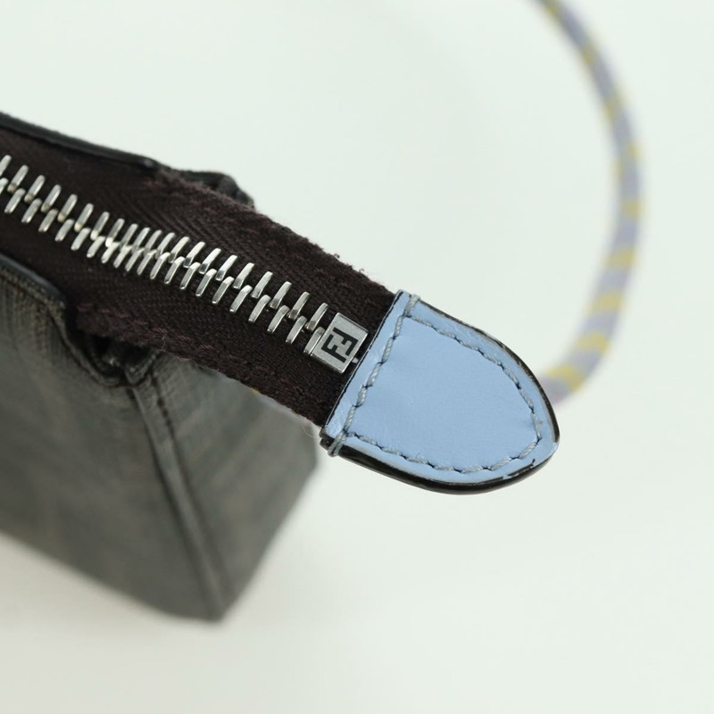 【日本直送】FENDI Zucca 帆布 Miniryu FENDI x FRGMT x POKMON 聯名款手袋 黑色棕色 正品 167070SM-19