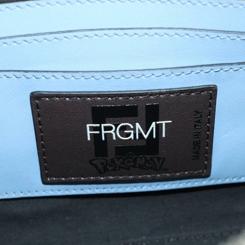 【日本直送】FENDI Zucca 帆布 Miniryu FENDI x FRGMT x POKMON 聯名款手袋 黑色棕色 正品 167070SM-21