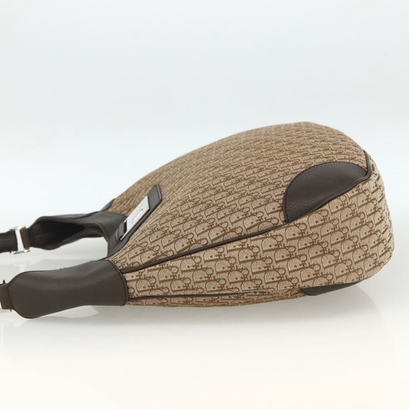 【日本直送】Christian Dior Trotter帆布肩背包 米色 銀色 正品 BSZ033SAV-2