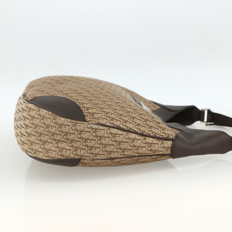 【日本直送】Christian Dior Trotter帆布肩背包 米色 銀色 正品 BSZ033SAV-3