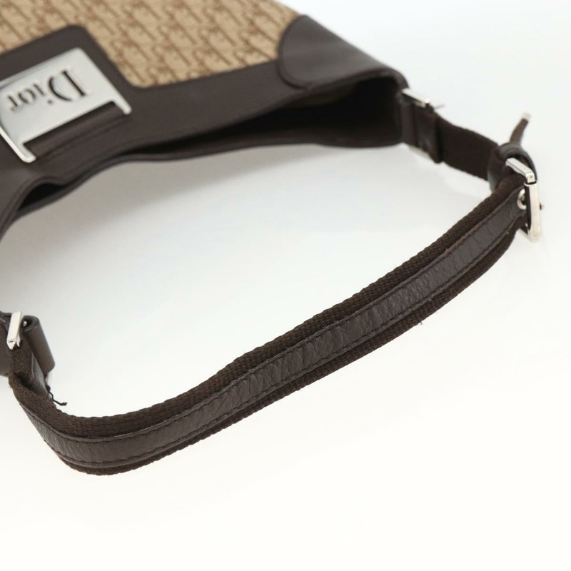 【日本直送】Christian Dior Trotter帆布肩背包 米色 銀色 正品 BSZ033SAV-6