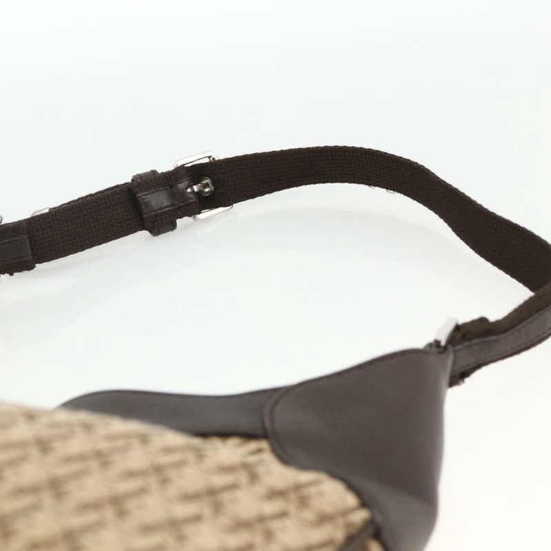 【日本直送】Christian Dior Trotter帆布肩背包 米色 銀色 正品 BSZ033SAV-7