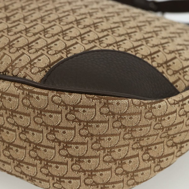 【日本直送】Christian Dior Trotter帆布肩背包 米色 銀色 正品 BSZ033SAV-8