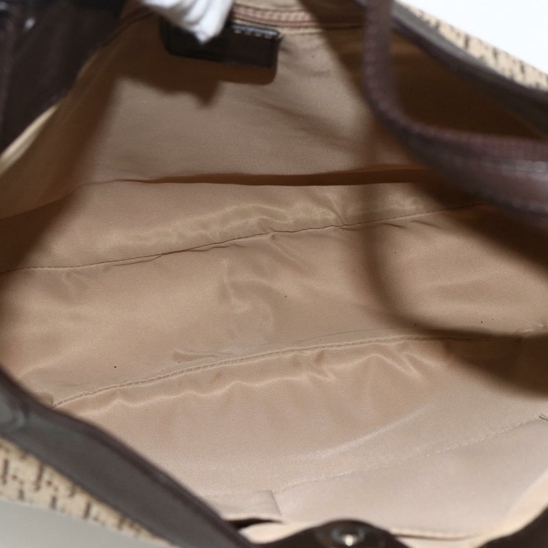 【日本直送】Christian Dior Trotter帆布肩背包 米色 銀色 正品 BSZ033SAV-9