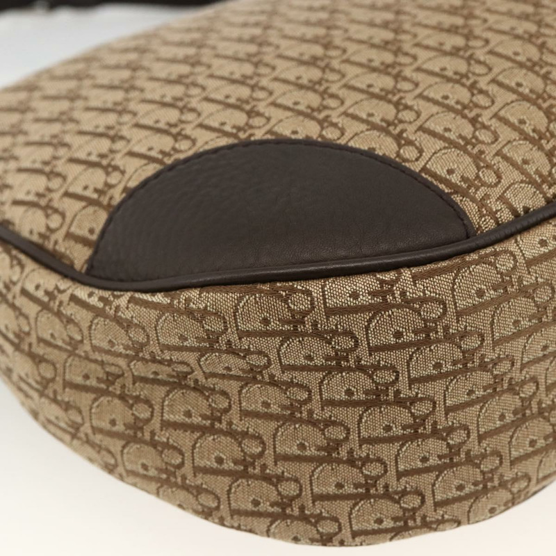 【日本直送】Christian Dior Trotter帆布肩背包 米色 銀色 正品 BSZ033SAV-15