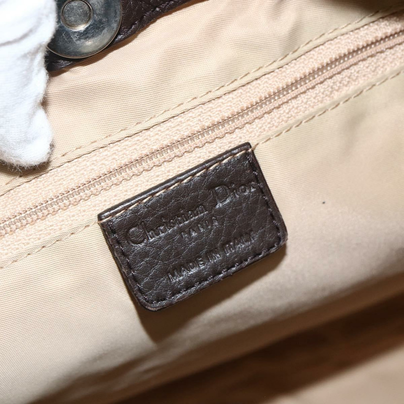 【日本直送】Christian Dior Trotter帆布肩背包 米色 銀色 正品 BSZ033SAV-17