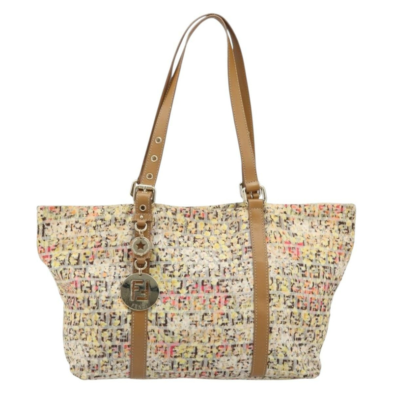 【日本直送】FENDI Zucchino帆布手提包 多色金色 正品 LNZ820V-12