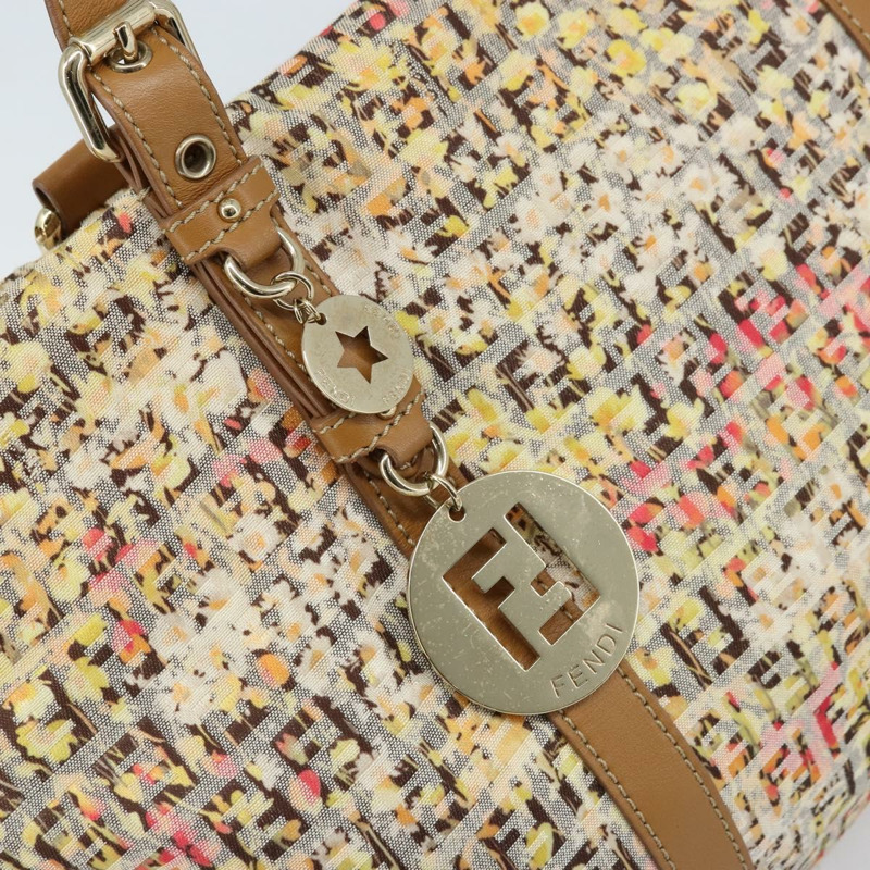 【日本直送】FENDI Zucchino帆布手提包 多色金色 正品 LNZ820V-17