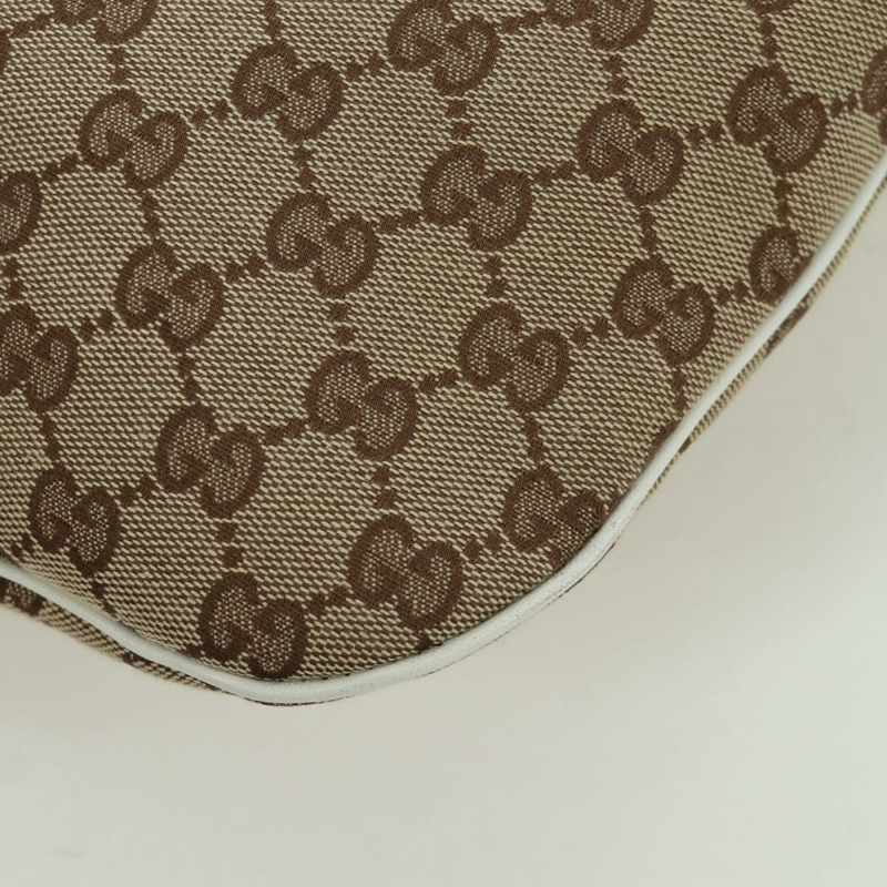 【日本直送】GUCCI GG帆布肩背包 米色 金色 155563 正品 ARZ577SAV-17