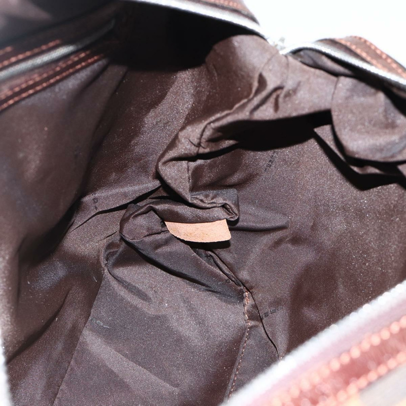 【日本直送】FENDI Zucca帆布波士頓包 棕色/黑色 正品 gh1979A-18