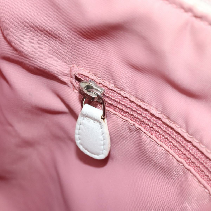 【日本直送】Christian Dior Trotter帆布肩背包 粉紅銀色 正品 YKZ088A-19