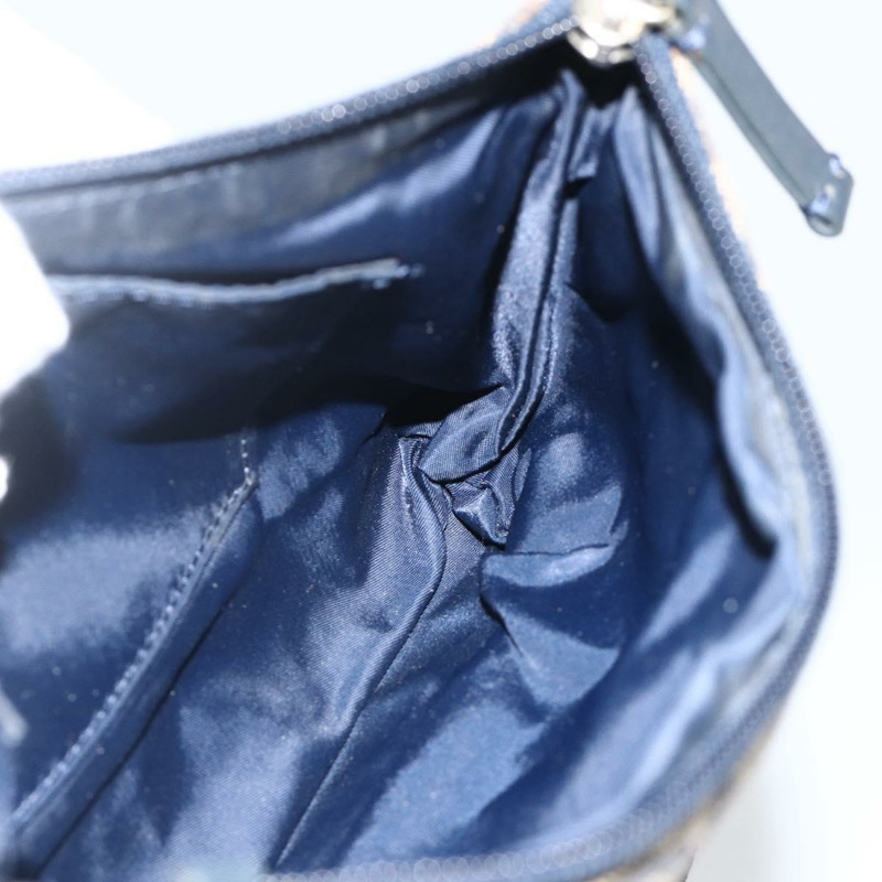 【日本直送】Christian Dior Trotter帆布肩背包 海軍藍 銀色 正品 AMZ538A-17