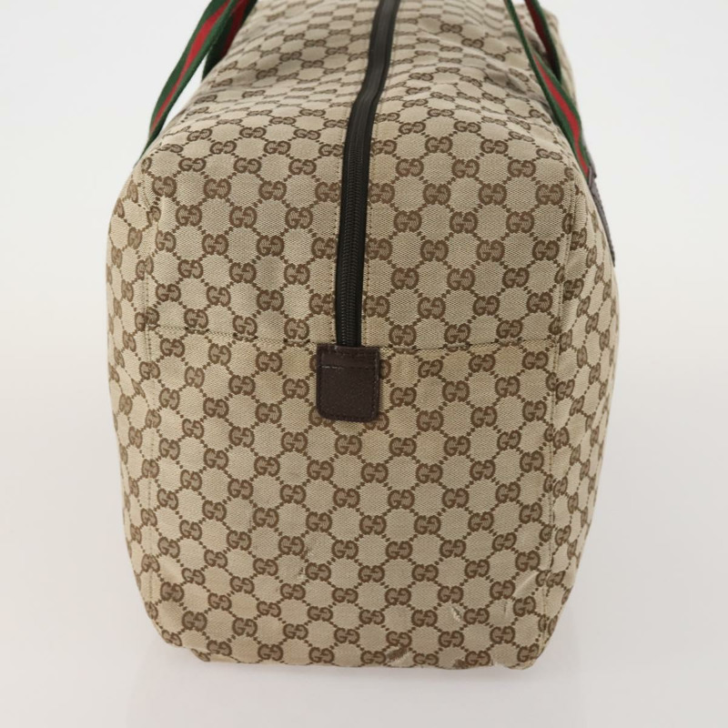 【日本直送】GUCCI GG帆布雪莉酒系列波士頓包 米色/銀色 146310 正品 YKZ780A-3