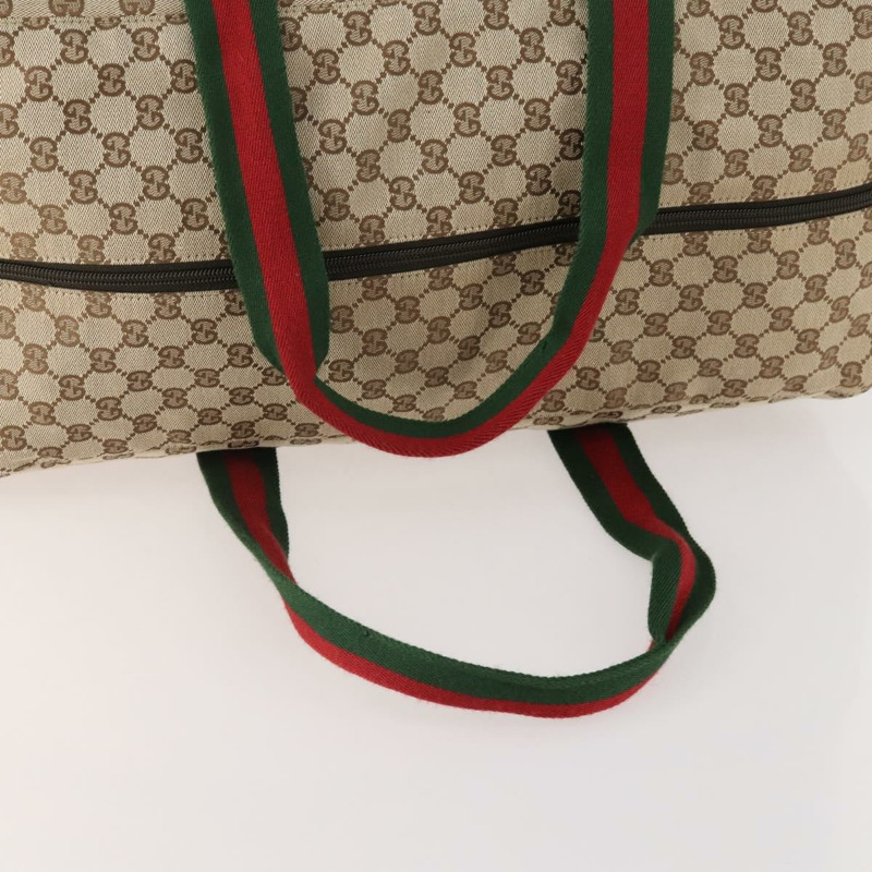 【日本直送】GUCCI GG帆布雪莉酒系列波士頓包 米色/銀色 146310 正品 YKZ780A-6
