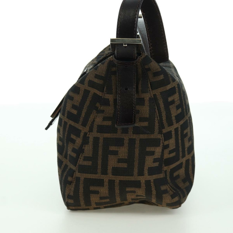 【日本直送】FENDI Zucca帆布Mamma Baguette單肩包 棕色/黑色 正品 YKZ799SAV-3