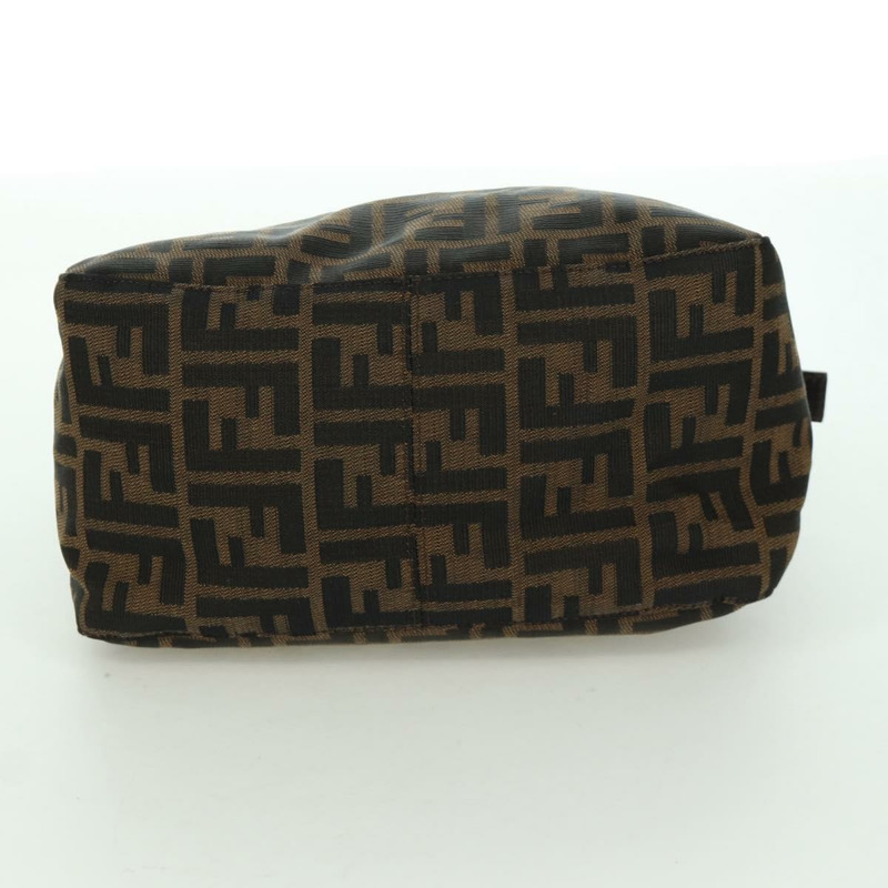 【日本直送】FENDI Zucca帆布Mamma Baguette單肩包 棕色/黑色 正品 YKZ799SAV-5