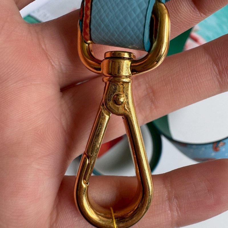 💖PRADA 淺藍色仙人掌系列背帶-9