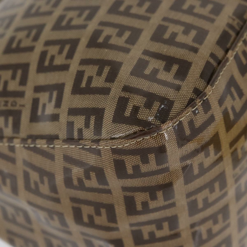 【日本直送】FENDI Zucchino 帆布 Mamma Baguette 肩背包 米色 金色 正品 ka3373V-13