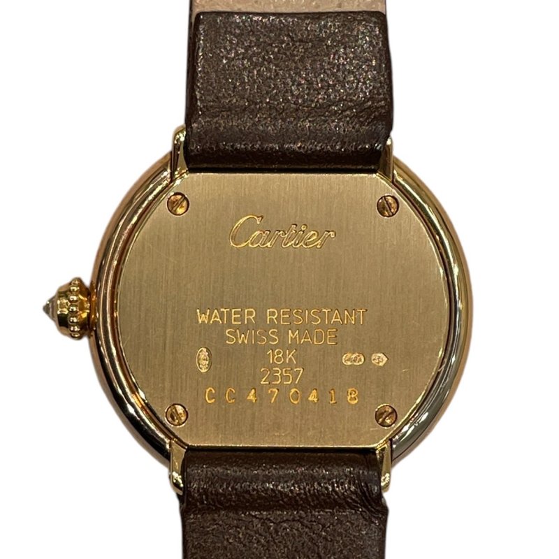 CARTIER 卡地亞 W6000156 TRINITY 鑽石石英腕錶 K18PG/YG/WG 27mm-2