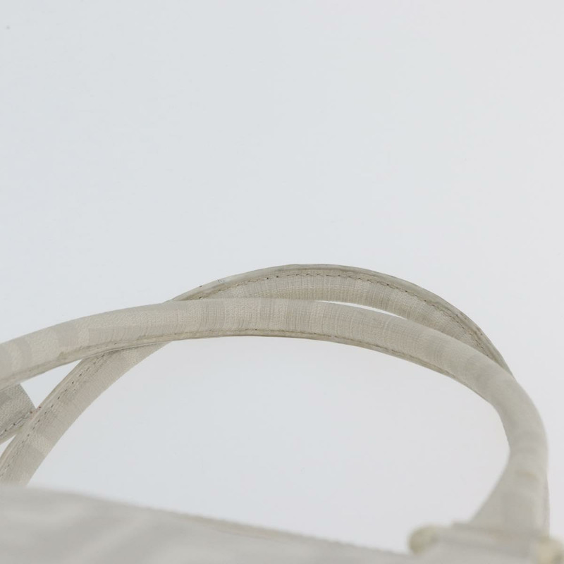 【日本直送】FENDI Zucca 帆布波士頓包白色銀色正品 SW2152V-7