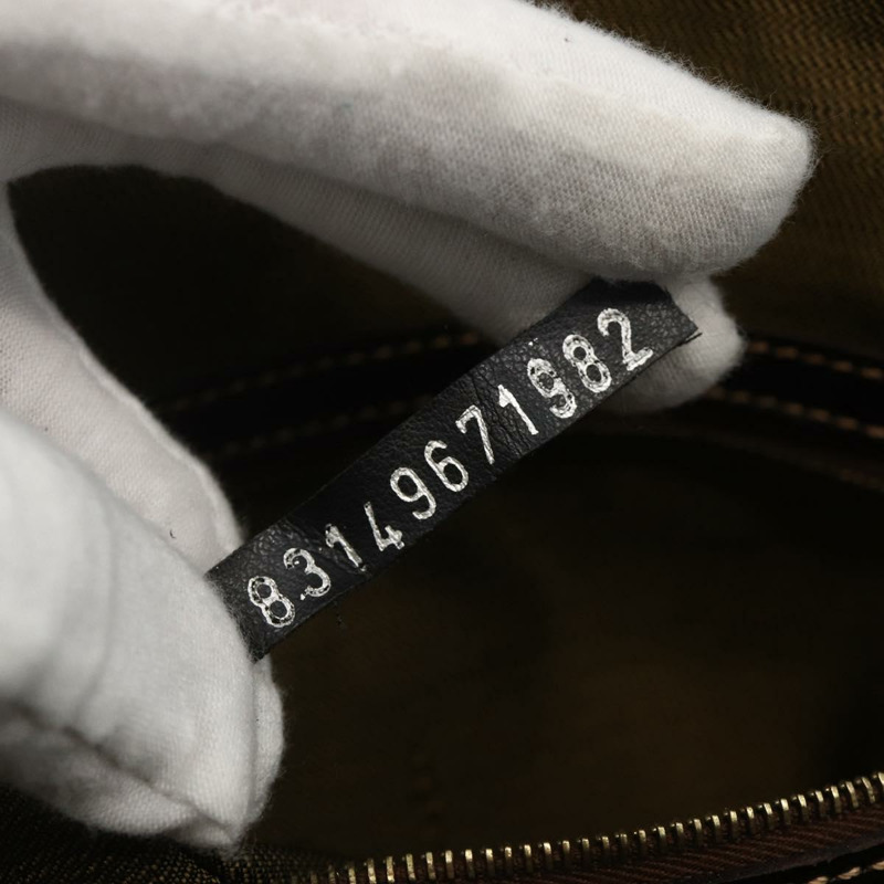 【日本直送】FENDI Zucca帆布手提包 2way Black Brown Auth BAZ010A-10