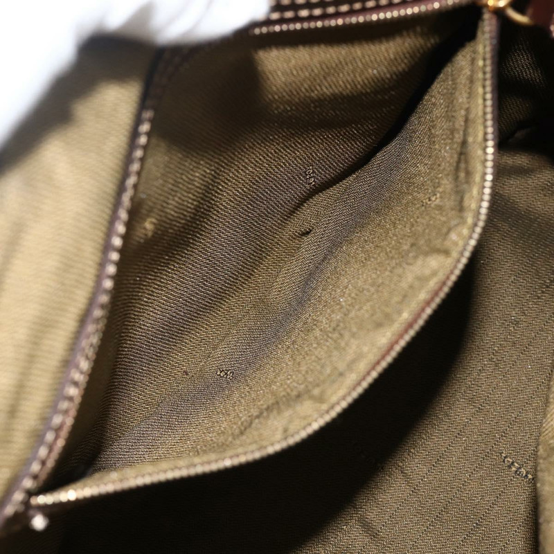 【日本直送】FENDI Zucca帆布手提包 2way Black Brown Auth BAZ010A-23