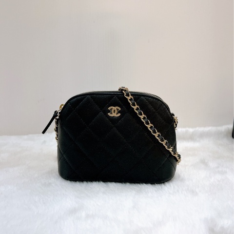 莉亞精品♡Chanel 小貝殼包 黑色 近新美包