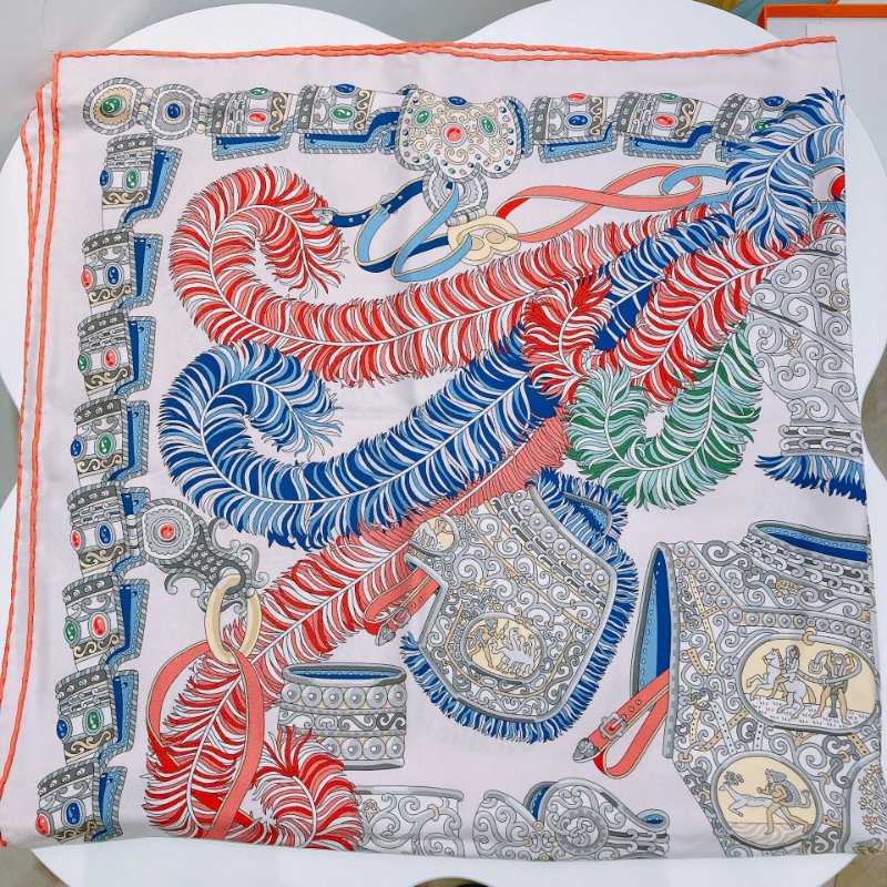 TW4821 Hermes 愛馬仕方 90 Sous L'Egide de Mars By Pierre Marie Scarf 90 x 90cm-1