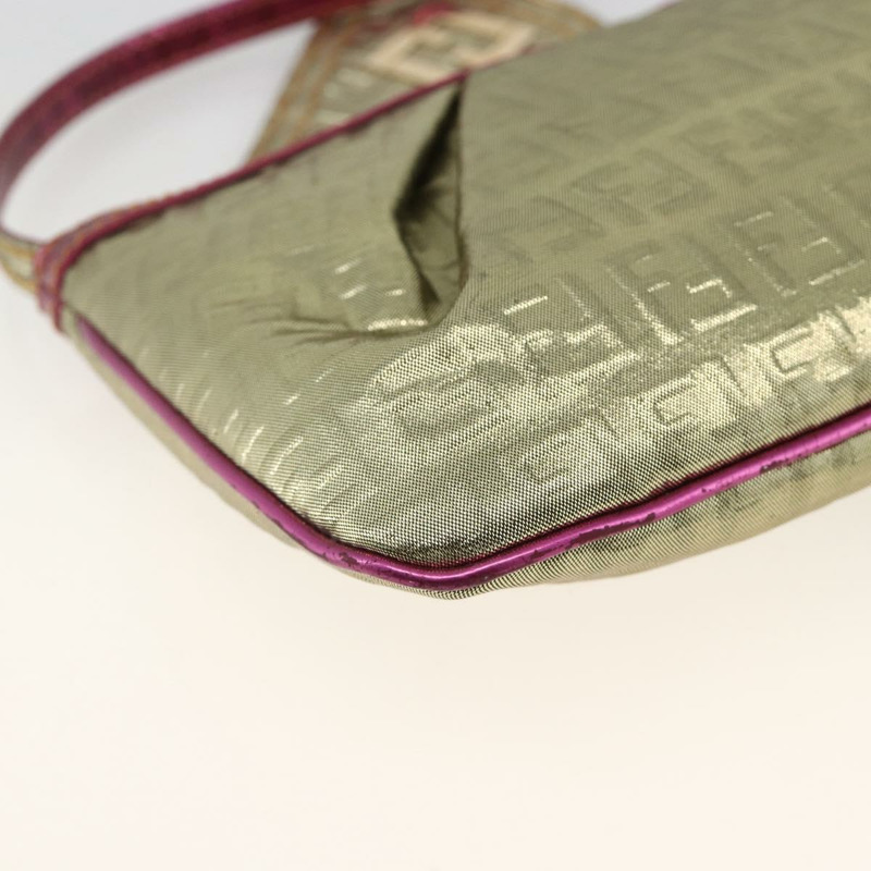 【日本直送】FENDI Zucchino 帆布手提包 金色 正品 SW2240A-14