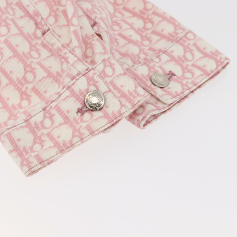 【日本直送】Christian Dior Trotter 粉紅色帆布夾克，正品 BAZ825SAM-10