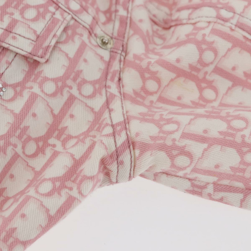 【日本直送】Christian Dior Trotter 粉紅色帆布夾克，正品 BAZ825SAM-11