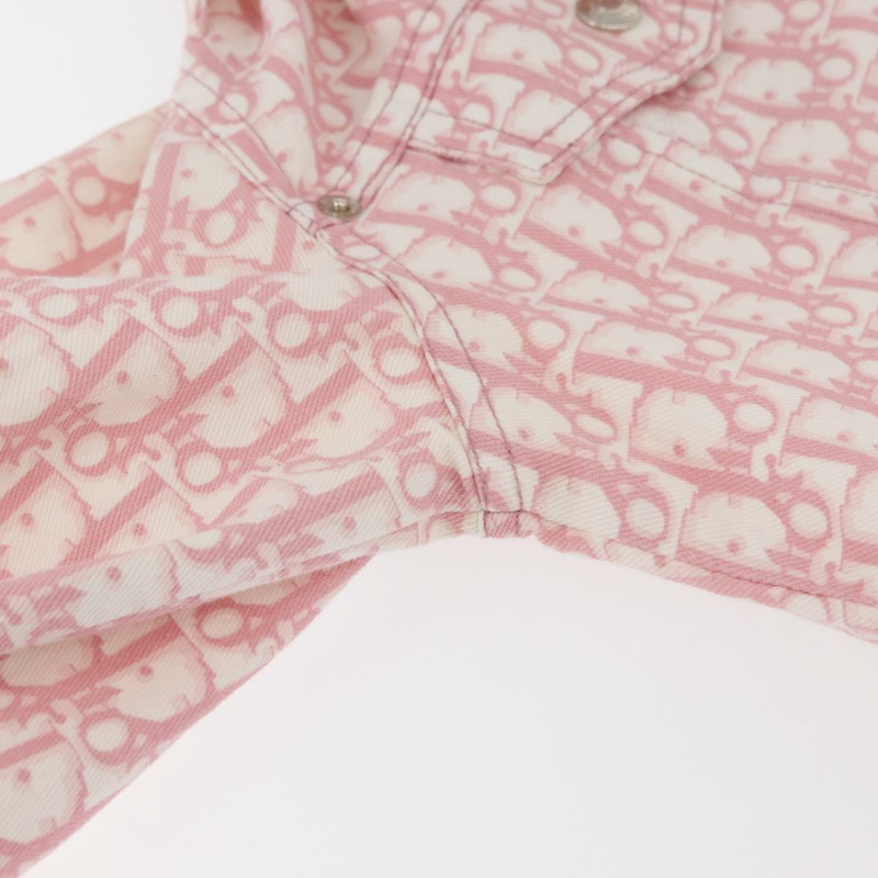 【日本直送】Christian Dior Trotter 粉紅色帆布夾克，正品 BAZ825SAM-12