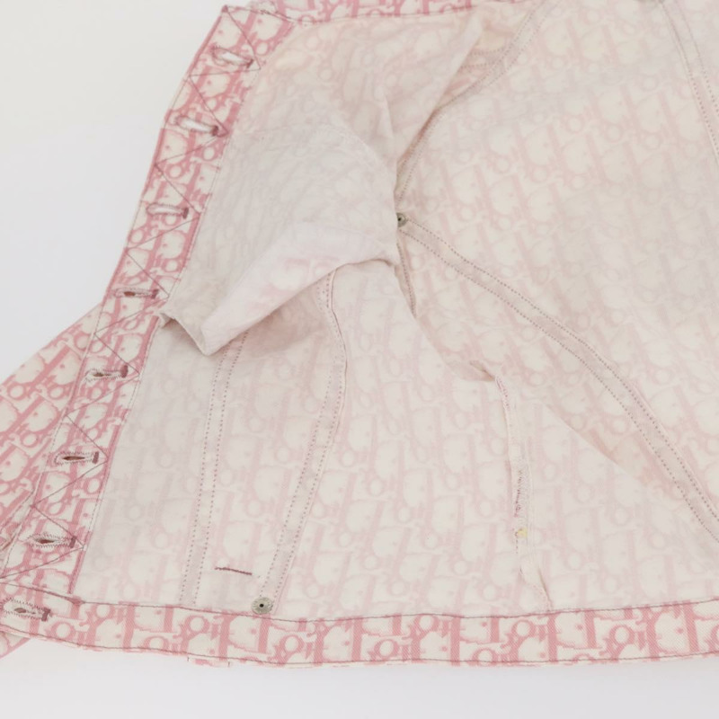 【日本直送】Christian Dior Trotter 粉紅色帆布夾克，正品 BAZ825SAM-16