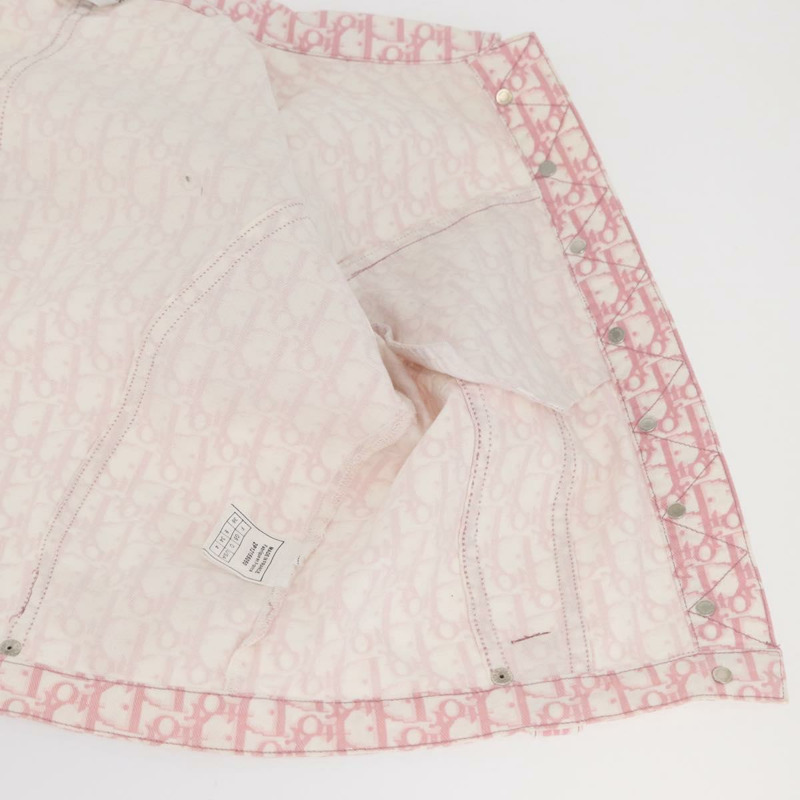 【日本直送】Christian Dior Trotter 粉紅色帆布夾克，正品 BAZ825SAM-18