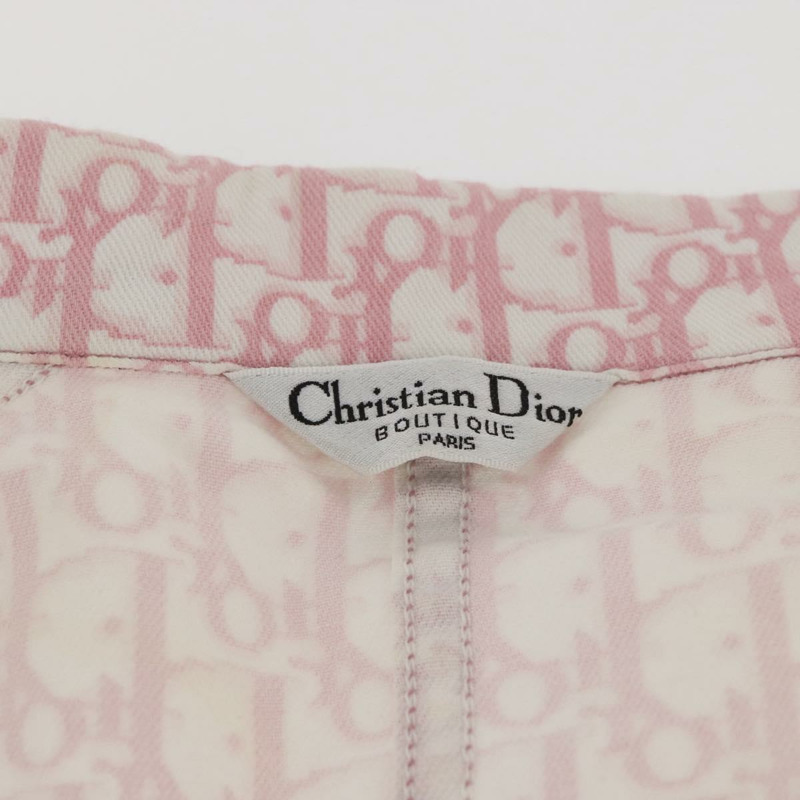 【日本直送】Christian Dior Trotter 粉紅色帆布夾克，正品 BAZ825SAM-19