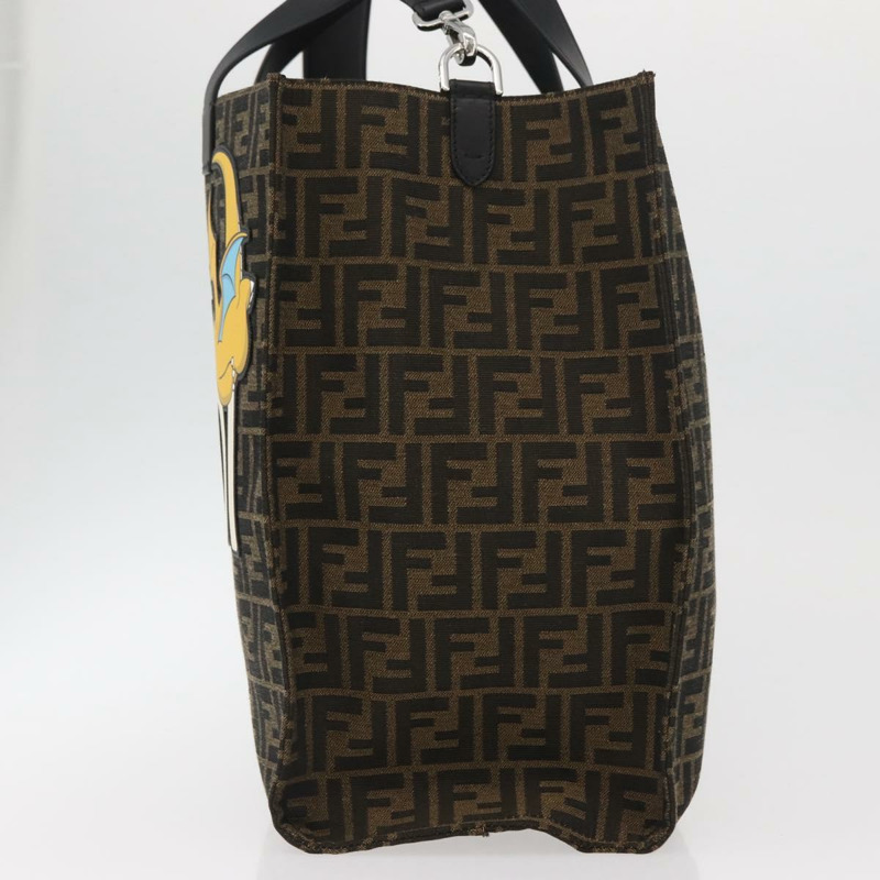 【日本直送】FENDI x FRGMT x POKMON Zucca帆布蜻蜓包 2way 黑色 Auth 167165SAM-2