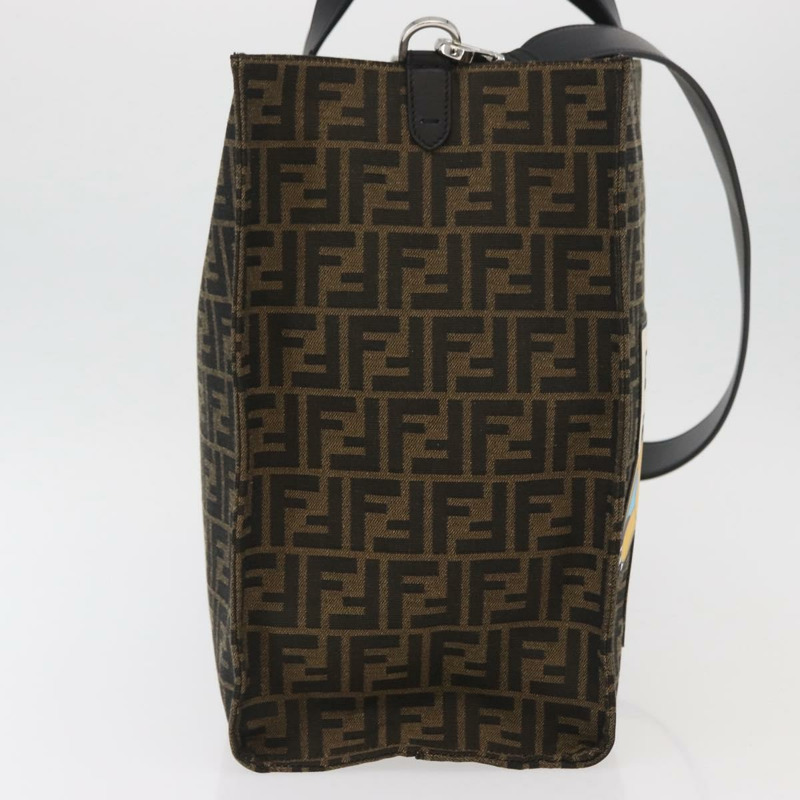 【日本直送】FENDI x FRGMT x POKMON Zucca帆布蜻蜓包 2way 黑色 Auth 167165SAM-3